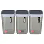Nayasa Plastic Fusion Containers 1000ml Set of 6 Grey, 3 image