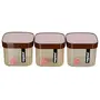 Nayasa Superplast Plastic Fusion Air Tight Containers 750ml Set of 12 Brown by Krishna Enterprises, 3 image