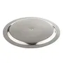 Embassy Stainless Steel Ciba Lid with Knob Sizes 15-18 Set of 4 24.4/25.9/27.4/28.4 cms, 3 image
