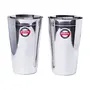 Embassy Stainless Steel Plain Lassi Glass Pack of 2 650 ml/Glass, 2 image