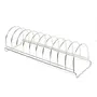 Embassy Stainless Steel Round Plate Rack/Stand 1-Piece Size - 10 (50 cms)