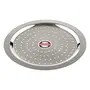 Embassy Stainless Steel Ciba Cover/Lid with Holes Sizes 15 and 16 Set of 2 24.4/25.9 cms, 2 image