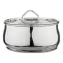 Embassy Stainless Steel Zara Pot/Storage Container 350 ml Pack of 2 11.5 cms, 4 image