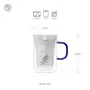 Dancing Leaf Grande Glass Tea Mug with Removable Stainless Steel Infuser & Matching Lid | Heat Resistant Borosilicate Glass | Perfect for Brewing Loose Tea | Capacity - 500ml, 5 image