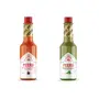 PEERO HOT Sauce Chilli RED Cherry Pepper + Mexican CULANTRO (Pack of 2 Bottle) (60 gm X 2 = 120 gm) | Non GMO | No Added Sugar| 100% Veg | Use with Pizza Chicken Wings Salads & Snacks.