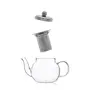 Dancing Leaf Moderna Glass Tea Pot with Stainless Steel Infuser & Matching Lid | Heat Resistant Borosilicate Glass | Perfect for Brewing Loose Tea | Serves 4 Cups | Capacity - 600 ml, 7 image