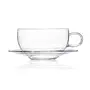 Dancing Leaf Tea for One Tea Pot and Cup | Heat Resistant Borosilicate Glass | Perfect for Tea Coffee & Other Beverages | Capacity - 300ml, 2 image