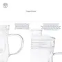 Dancing Leaf Gracil Glass Tea Mug with Removable Glass Infuser & Matching Lid | Heat Resistant Borosilicate Glass | Perfect for Brewing Loose Tea | Capacity - 350ml, 2 image