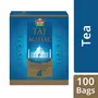 Taj Mahal Tea Bags 100 pcs Rich and Flavourful Chai - Premium Blend of Powdered Fresh Loose Tea Leaves, 2 image