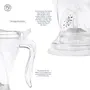 Dancing Leaf Elegante Tea Maker with in-Built Infuser | BPA - Free Material (Tritan) | Bottom Dispensing System | Anti - Drip Technology | Coaster Included | Capacity 550ml, 2 image