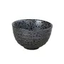 Dancing Leaf Porcelain Matcha Bowl - Kuro Black | Perfect for Preparing / Whisking Matcha