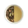 Dancing Leaf Kashmiri Kahwa | Green Tea Liquorice Ginger Cloves Cardamom Nutmeg Black Pepper Almonds & Saffron | Green Tea Blend | Loose Leaf Tin (75 GMS), 3 image