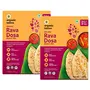 Organic Tattva ï¿½ Organic Rava Dosa Instant Ready Mix 600 Gram | Benefits of Rock Salt and Cumin Seeds | Low in Carbs and Calories | Ready in 5 Easy Steps | 200 gram Each, 5 image