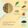 Dancing Leaf Fennel Green Tea | Fennel Liquorice Green Tea Star Anise & Mint Leaves | Green Tea Blend | Loose Leaf Tin (75 GMS), 4 image