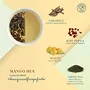 Dancing Leaf Mango Hue | Green Tea Rose Petals Mango & Liquorice | Green Tea Blend | Loose Leaf Pouch (50gms), 3 image