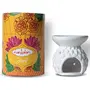 Mangalam Scent - Ceramic Diffuser Burner with tea light candle and camphor - Pack of 1, 3 image