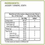 DHAMPURGREEN Turmeric & Ginger Jaggery Powder 300g | Spiced Jaggery Powder for Good Health Formula No Added Sugar Natural Remedy Haldi and sonth Immunity Booster, 5 image