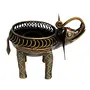 Sancheti Art Tealight Holder in Elephant Design, 3 image