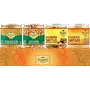 Dhampure Speciality Dry Fruits Chikki Snacks Gift Box Set - Gur Chana Gur Saunf Almonds Dry Fruits Brittle and Cashews Dry Fruits Brittle Chikki Sugar Free Breakfast Healthy Gur Snacks Gift for Family Resealable Pet Jars 850g