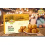 Dhampure Speciality Gur Besan Laddu Ladoo Laddoo Indian Sweets 1Kg (2x500g) | Gur Gud Desi Ghee Based Jaggery Mithaai No Added Sugar No Color No Preservatives Naturally Made, 3 image