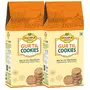 Dhampure Speciality Jaggery Gur Til Cookies Biscuit 400g(2 x 200g) Pure Gur Gud Bakery Cookies Biscuit Healthy Snacks with No Added Sugar for Diet