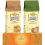 Dhampure Speciality Cookies Biscuit Gift Pack Hamper - Jaggery Atta Cookies & Gur Oats Cookies Bakery Biscuit without Sugar Sugar Free Natural Jaggery Gur Cookies Diwali Gift Box Hampers 400grams