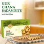 Dhampure Speciality Sweets Mithaai Gift Box Hampers - Gur Chana Badam Bite and Gur Besan Laddu Laddo Laduu Sweets Diwali Gift Box for Family Friends No Chemical Sugar Free No Sulphur and No Added Preservatives Natural Sweets 800 grams, 5 image