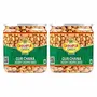 Dhampure Speciality Gur Gud Chana Channa Snacks with Natutral Jaggery with Roasted Chickpeas Healthy Lite Snacks with No Added Sugar Preservatives Chemical Color Natural Flavor 400g(2 x 200g)