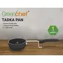 GREENCHEF Aluminium Non-Stick 10 cm Tadka Pan (Silver), 5 image