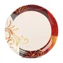 Golden Fish Unbreakable Melamine Round Full Size Dinner Plates (Set of 6) (GFNP-R-1), 3 image