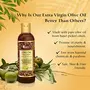 Oriental Botanics Organic Extra Virgin Olive oil 200ml for Hair and Skin Care - With Comb Applicator - Pure Oil with No Mineral Oil Silicones, 4 image