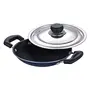 Tabakh by Vinod Appachetty Non Stick Appam Pan with Stainless Steel Lid 215mm Black, 2 image