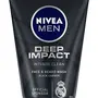 Nivea Men Deep Impact Intense Clean Face and Beard Wash - Black Carbon 100 ml (3.3 oz), 4 image
