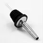 King International 100% Stainless Steel Black Coloured Jigger 4.4 cm and Bottle Stopper 2.5 cm Bar SetBar ToolsBar Accessories of 2 Pieces, 5 image