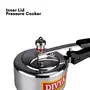 DIVYA 1 Litre Flat Aluminium Pressure Cooker, 3 image