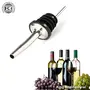 King International 100% Stainless Steel Black Coloured Jigger 4.4 cm and Bottle Stopper 2.5 cm Bar SetBar ToolsBar Accessories of 2 Pieces, 6 image