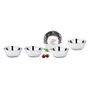 Uddhav Gold Collection Stainless Steel Heavy Classic Touch 51 pcs Dinner Set (51), 3 image