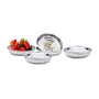 Uddhav Gold Collection Stainless Steel Heavy Classic Touch 51 pcs Dinner Set (51), 4 image