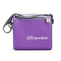 SOPL-OLIVEWARE SOPL-Oliveware Milano Lunch Box | 3 Stainless Steel Containers and Sipper | with Steel Spoon | School College & Office | Insulated Fabric Bag | Leak Proof | Full Meal & Easy to Carry (Purple), 7 image