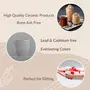 The Earth Ceramic Handcrafted Glam Matte Grey Microwave Safe Coffee / Milk Mug with Handle Ideal Best Gift for Friends Anniversary Birthday (Set of 2 330 ML), 3 image