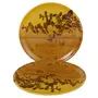 Golden Fish Unbreakable Full Dinner Plates & Bowl (Set of 6 Plates & 6 Bowl) (Yellow), 2 image