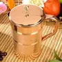 Prisha India Craft Copper Pitcher and 2 Tumbler Set Pure Copper Jug Handmade 54 Ounce Best for Water Ayurveda Moscow Mule Cocktails, 5 image