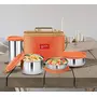 MILTON Delicious Combo Stainless Steel Insulated Tiffin Set of 4 Orange, 4 image
