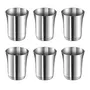 Kraft Stainless Steel Multipurpose Pari Glass Set of 6 Pieces Mirror Polish Non Toxic and BPA Free Comes with 2 Year Warranty - 400 ml Each Silver, 7 image