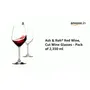 Ash & Roh  Ash & RohÂ® Red Wine Cut Wine Glasses - Pack of 2350 ml, 2 image