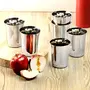 Kraft Stainless Steel Multipurpose Pari Glass Set of 6 Pieces Mirror Polish Non Toxic and BPA Free Comes with 2 Year Warranty - 400 ml Each Silver, 3 image