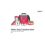 Milton Tasty 3 Stainless Steel Combo Lunch Box with Tumbler Red, 2 image