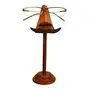 Handmade Wooden Nose Shaped Spectacle Specs Eyeglass Sunglasses Evewear Holder Stand with Moustache Spectacle Holder - Wooden Nose-shaped Eyeglass Holder Spectacle Display Stand - Desktop Accessory Makes a Unique and Elegant Christmas or Birthday Gift Diw, 3 image