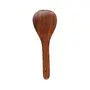 Wooden Non Stick Multipurpose Serving and Cooking Spoon (Brown)-Set of 10, 5 image