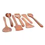 Rosewood Multipurpose Serving and Cooking Spoon Set Brown, 4 image